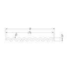 Orac Flute Xl 3d Wall Panel  Purotouch  Primed White  2-pack