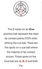 Aramith 2 1 4    Icue Clock Billiards Training Pool Cue Ball