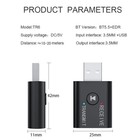 Wireless Usb Bluetooth 5 0 Audio Transmitter Receiver Adapter 3 5mm For Tv Car