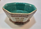Antique 19thc Chinese Qing Tongzhi Mark Daoist Trigram Octagonal Porcelain Bowl