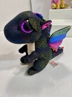 Ty Beanie Boos  Lot Of 6 Safire Dragon  Nina  Phoenix Fox  Stuffed Animal Plush 