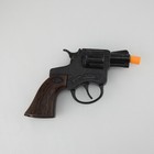 Vintage Vintage Toy Cap Gun Hubley 38 Special 357 Brown Black Metal Plastic