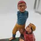 Hometown Battery Cast Iron Mechanical Bank Book Of Knowledge Baseball Pitcher
