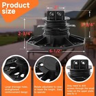 24pack Adjustable    1-3 16   To 2-3 4   Height  Deck Foundation Support Base