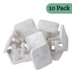 10 Pack Child Proof Outlet Covers  3-prong Baby Safety Electrical Plug Caps