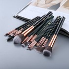 15pcs Makeup Brushes Tool Set Cosmetic Powder Eye Shadow Foundation Blush Blendi