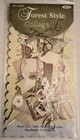Forest Style Collage 10pcs Retro Long Strip Hard Card Handmade Stickers