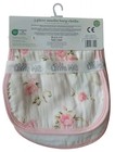 Little Me Baby Girl 3 Piece Muslin Burp Cloths Drool Spit-up Towel 