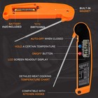 Instant Read Digital Meat Thermometer For Kitchen Food Cooking Bbq Grill Smoker