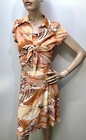 3pc Lot  Vtg 1970s Novelty Print Disco Crop Top   Mini Skirt Set   Butterfly Top