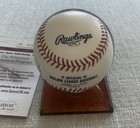 Bob Feller Hof 62 Signed Rawlings Official Major League Baseball Jsa Coa Auto