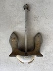 Antique Navy Anchor 20 Lb  Ship Boat Anchor Semi Steel