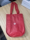 Lululemon Shopping Tote Reusable Bag Red Small 12 x9 