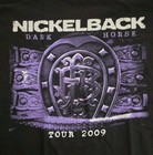 2009 Nickelback Tour  Graphic T Shirt  Black Dark Horse Xl