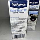 Petarmor Sure Shot 2x Liquid Dog De-wormer Expiration Date 01 2028 Three Pack