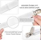 Adjustable Bed Sheet Straps Suspenders Elastic Sheet Fasteners Grippers Garters