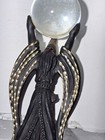 Vintage Spoontiques Blackened Pewter Wizard With Crystal Ball Hmr1516 5 5 