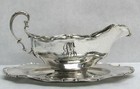 Gorham Sterling Silver Gravy Boat With 8  Under Tray  801