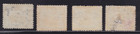 Western Australia Early 1874 1d Yellow Ochre Swan X4 Gpo Pmk Sg 53  rd10 