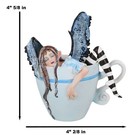 Ebros Amy Brown Teacup Latte Coffee Drunk Whimsical Fairy Figurine 5 h