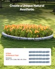 Vevor Fake Stone Landscape Edging 46 2 X 2 2 In Garden Lawn Edging Border