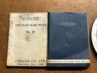 Vintage Concise No 28 Circular Slide Rule Audax Speakers Promo Calculator Japan