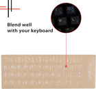 2 Pack Universal English Keyboard Stickers Transparent Background  Transparent B