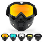 Dustproof Motocross Goggles With Adjustable Full Face Mask Breathable Protective