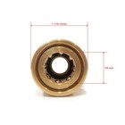 M22 Mpt X 3 8  Brass Quick Connect Coupler For Pressure And Power Washers 14mm