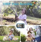 Underwater Camera With 10ft 30mp Fhd 1080p Waterproof Digital Camera  Blue