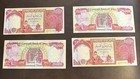 100 00 Iraqi Dinar In Iraq 25 000 Dinar Banknotes Lot Of 4