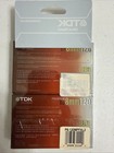 2 Pack Tdk 8mm Mp Premium 120 Minutes Blank Tape Brand New Sealed
