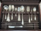 Antique Wallace Sterling Silver 36 Pc Flatware Set   Box