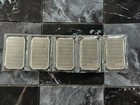 Lot Of 5 - 1 Oz Silver Bar Scottsdale Mint  999 Fine Silver
