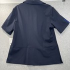 Us Airways Stan Herman Twin Hill Short Sleeve Uniform Top Navy Blue Size 16wt