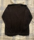Vintage 90s Westbound Black Knit Cardigan Sweater Unisex Adult Size Large Grunge