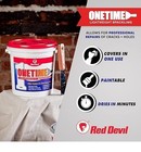 Red Devil 0542 Onetime Lightweight Spackling  1 2 Pint  White  8 Ounce