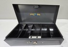 Vintage Gray Metal Steelmaster Bond cash office Box No Key Art Steel Co  Ny