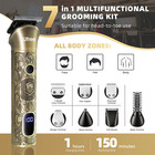 Beard Trimmer For Men  Electric Razor Shaver  Cordless Hair Clipper Shaving Kit 