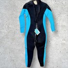 Hevto Guardian Full Wetsuit Xxl Black Blue Neoprene Scuba Surf Dive  read