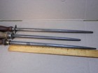 Lot Of 3 Vtg   Antique Sharpening Steel Rods - F Dick Germany Dexter Sh Co