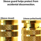 2 Solid Brass Quick Coupler Sets Air Hose Connector Fittings 1 4 Npt Tools Plug