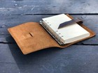 Refillable Leather Notebook A6 A5 Vintage Daily Writing Journal 6 Ring Planner