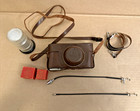 Leica Drp 35mm Rangefinder Camera W  Leitz Sgv00 Sb001 Viewfinders Untested