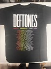 Deftones 2025 North American Tour Black T-shirt  Large