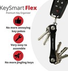 Keysmart Flex Key Holder - Key Organizer Key Chain  Compact Key Case
