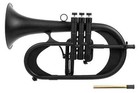 Kgumusic Handcrafted Flugelhorn  black  Custom Flegel Horn Unique  Matte Black