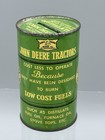 1937 John Deere Tractors Farm Advertising Tin Litho Oil Barrel Coin Bank Vintage