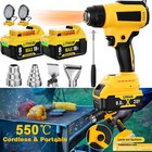 Cordless Heat Gun Hot Air Gun For Dewalt 20v 20 Volt Max Li-ion Battery Dcb208-2