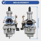 Yoxufa Pz27 Carburetor Kit Replacement For Taotao Apollo 125cc 150cc 200cc    